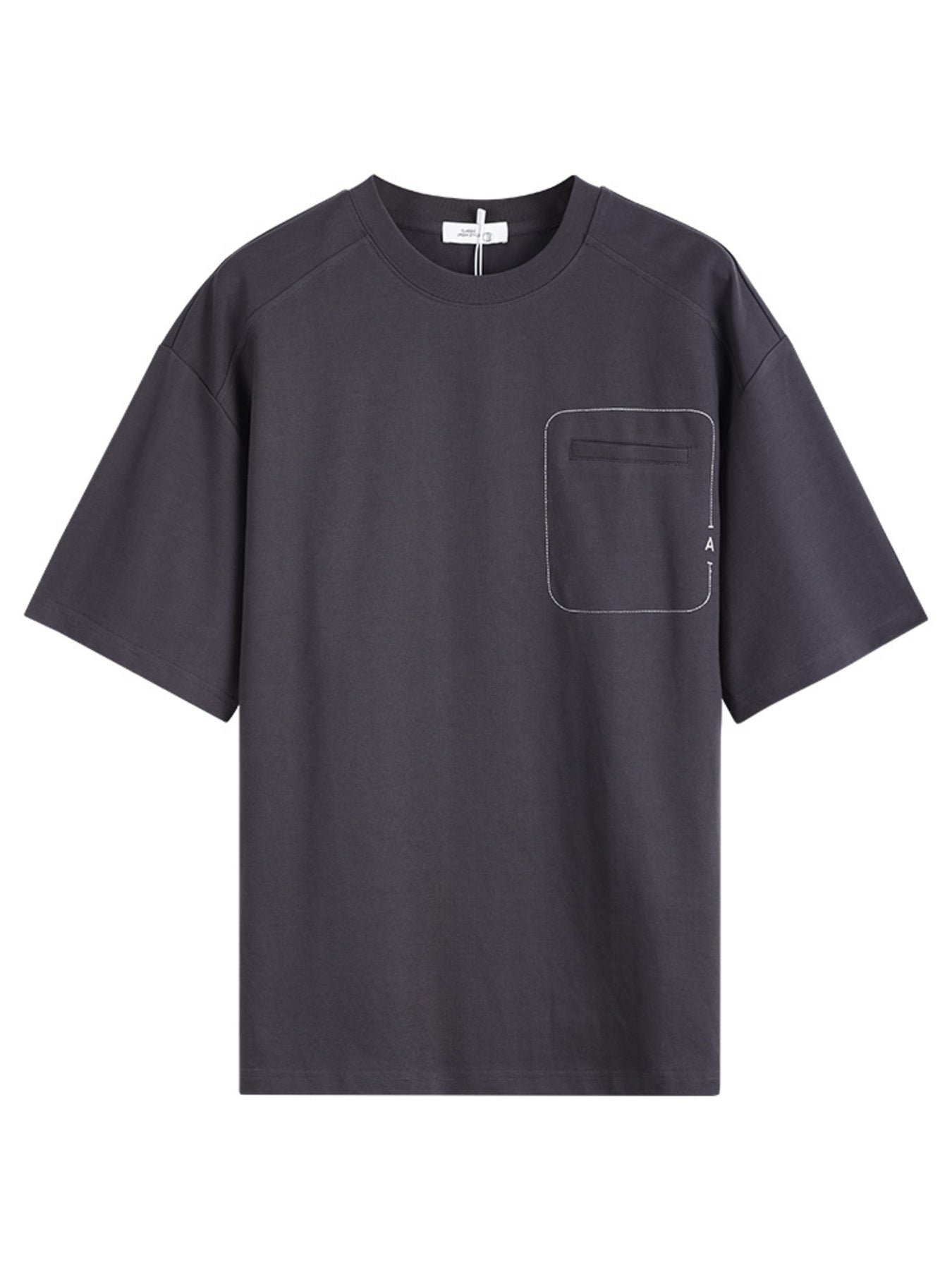 Men's Plus Size Round Neck Half Sleeve T-Shirt - cas7m