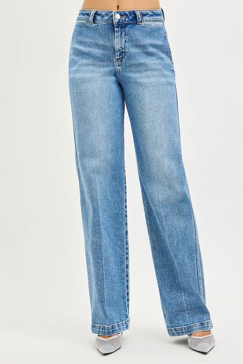RISEN Slouchy Straight Jeans - cas7m