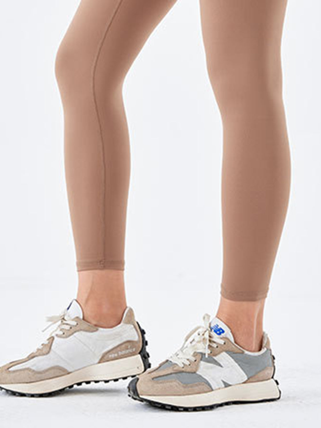 Wide Waistband Sports Leggings - cas7m
