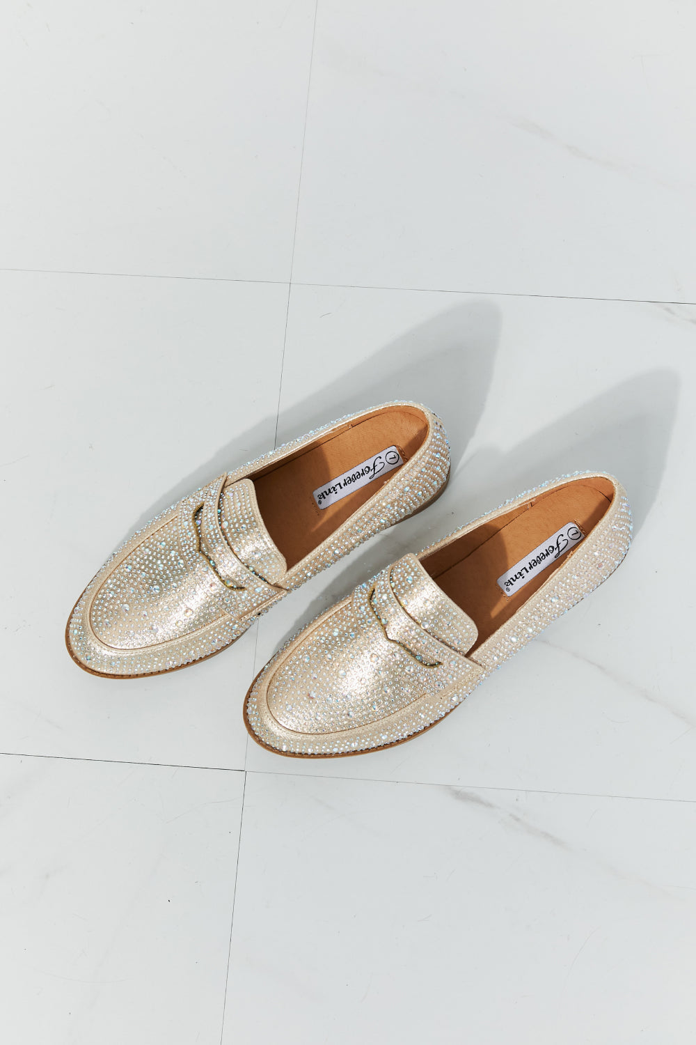 Forever Link Make It Shine Rhinestone Loafers - cas7m