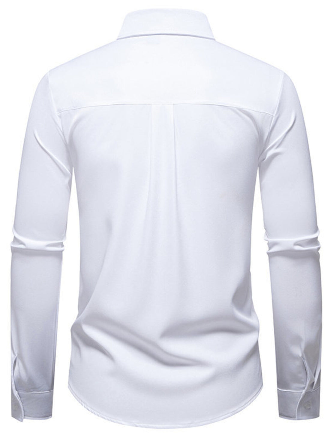 Men's Button Up Long Sleeve Shirt - cas7m