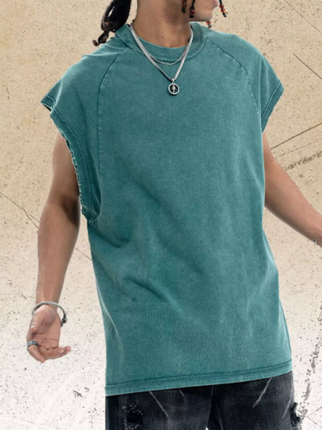 Men's Round Neck Tank - cas7m