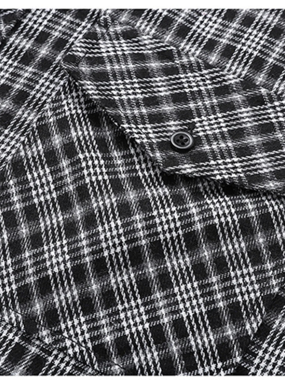 Men's Casual Plaid Long Sleeve Shirt - cas7m