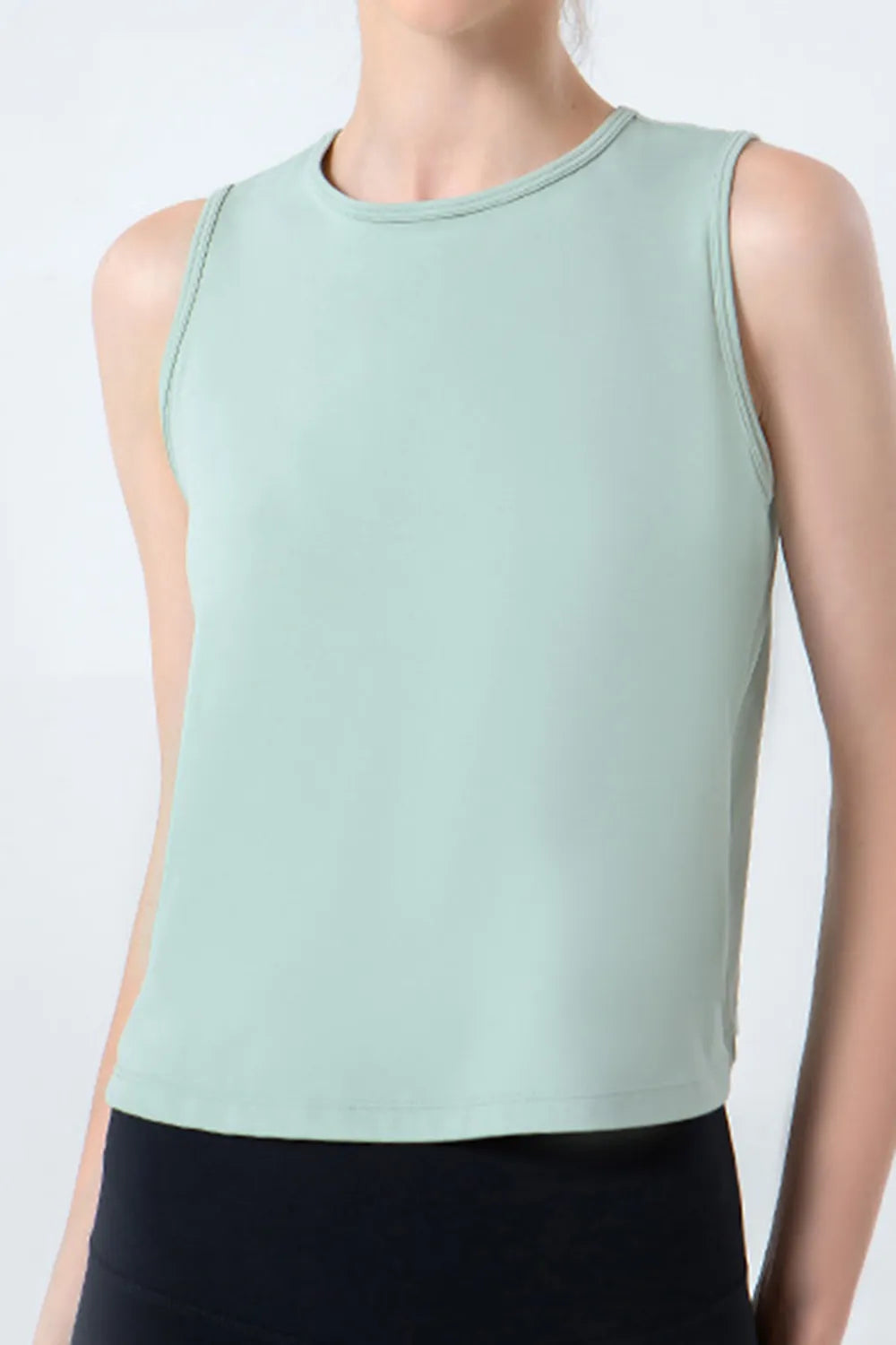 Round Neck Active Tank - cas7m