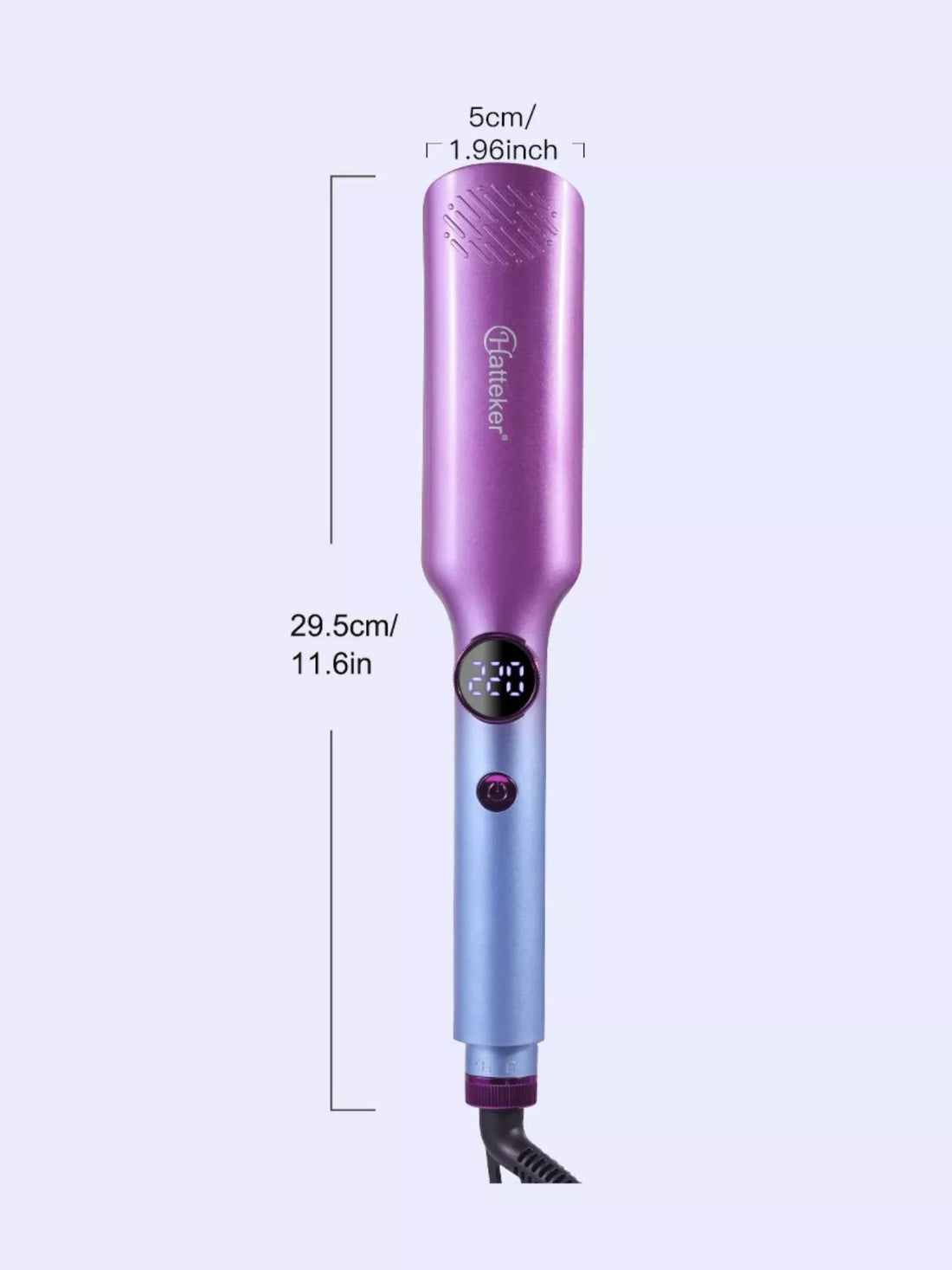 RapidHeat Precision Curling Iron for Effortless Salon-Quality Curls - cas7m