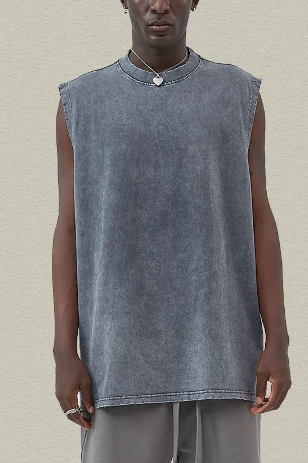 Men's Round Neck Tank - cas7m