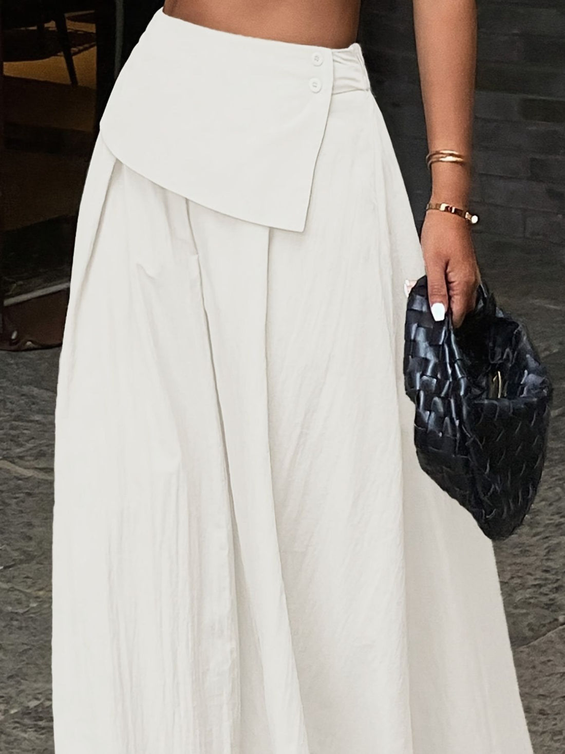 High-Waisted Maxi Skirt - cas7m