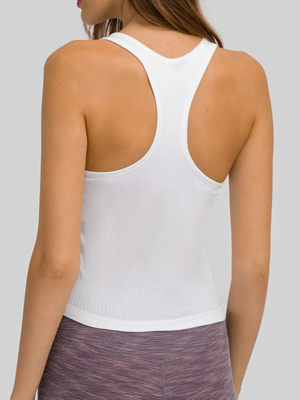 Millennia Round Neck Racerback Active Tank - cas7m