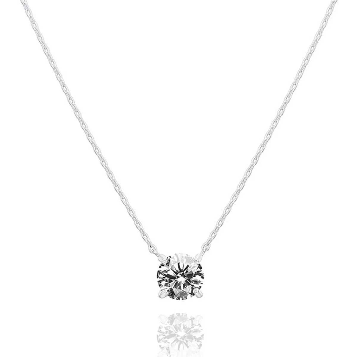 2 Carat Moissanite Pendant Necklace - cas7m