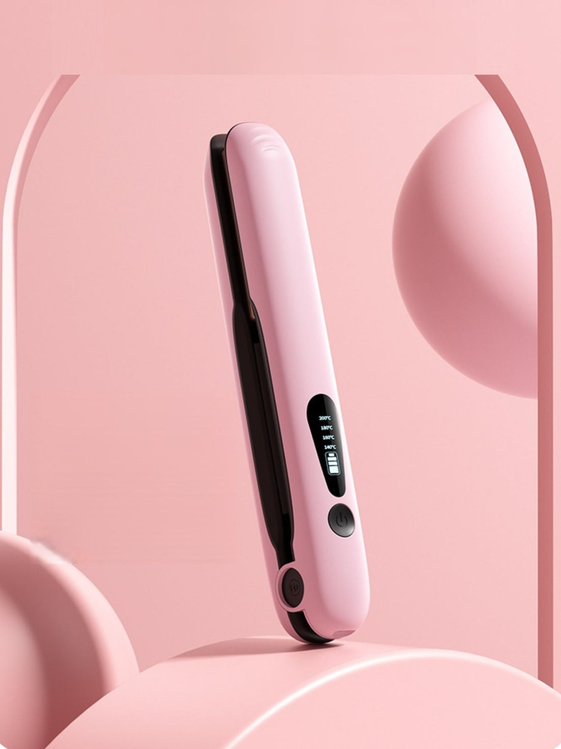 Travel-Ready Cordless Hair Straightener: Salon Results Anywhere - cas7m