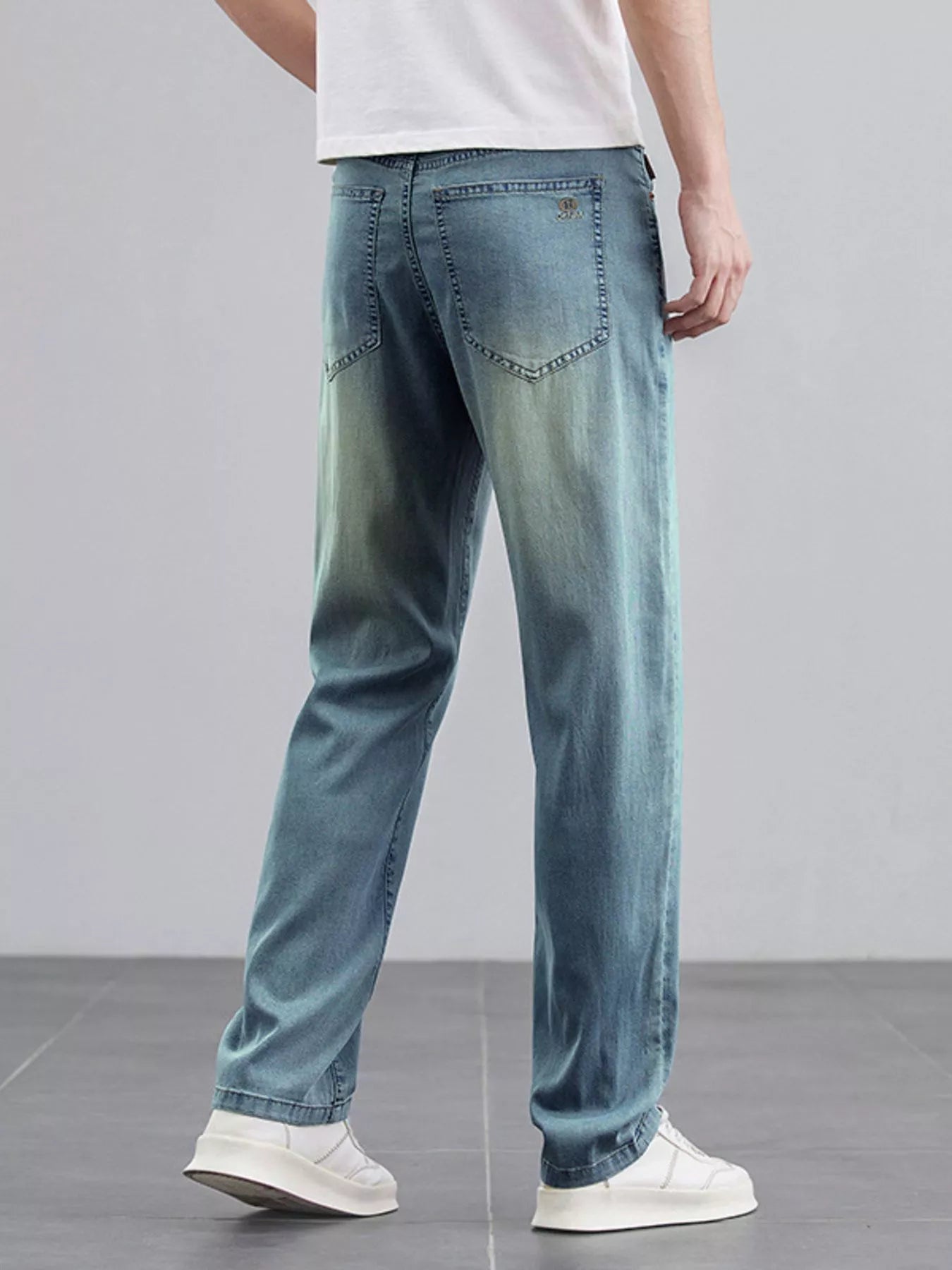 Men's Wide Leg Jeans - cas7m