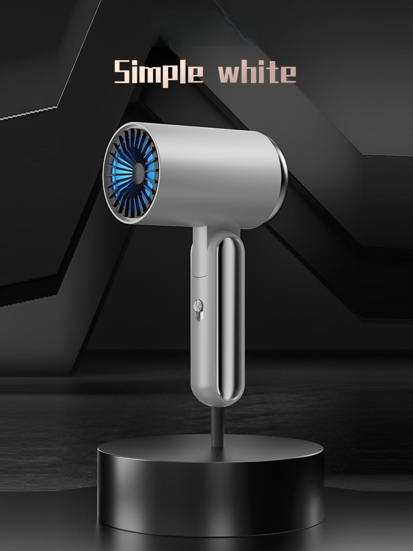 Travel-Ready Negative Ion Hair Dryer for Sleek, Frizz-Free Styling - cas7m