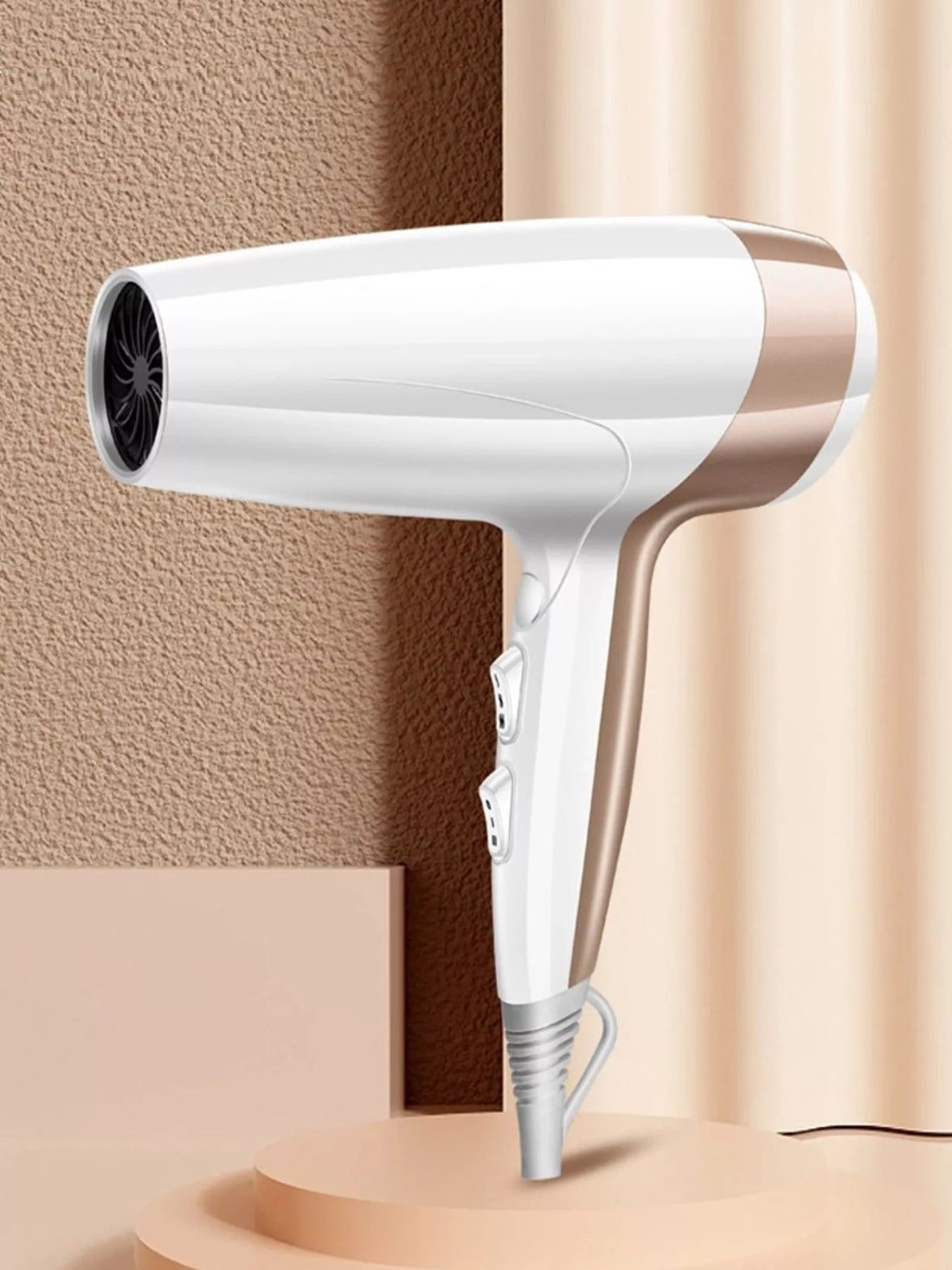 Salon-Quality High Power Hair Dryer with Ionic Frizz Control - cas7m