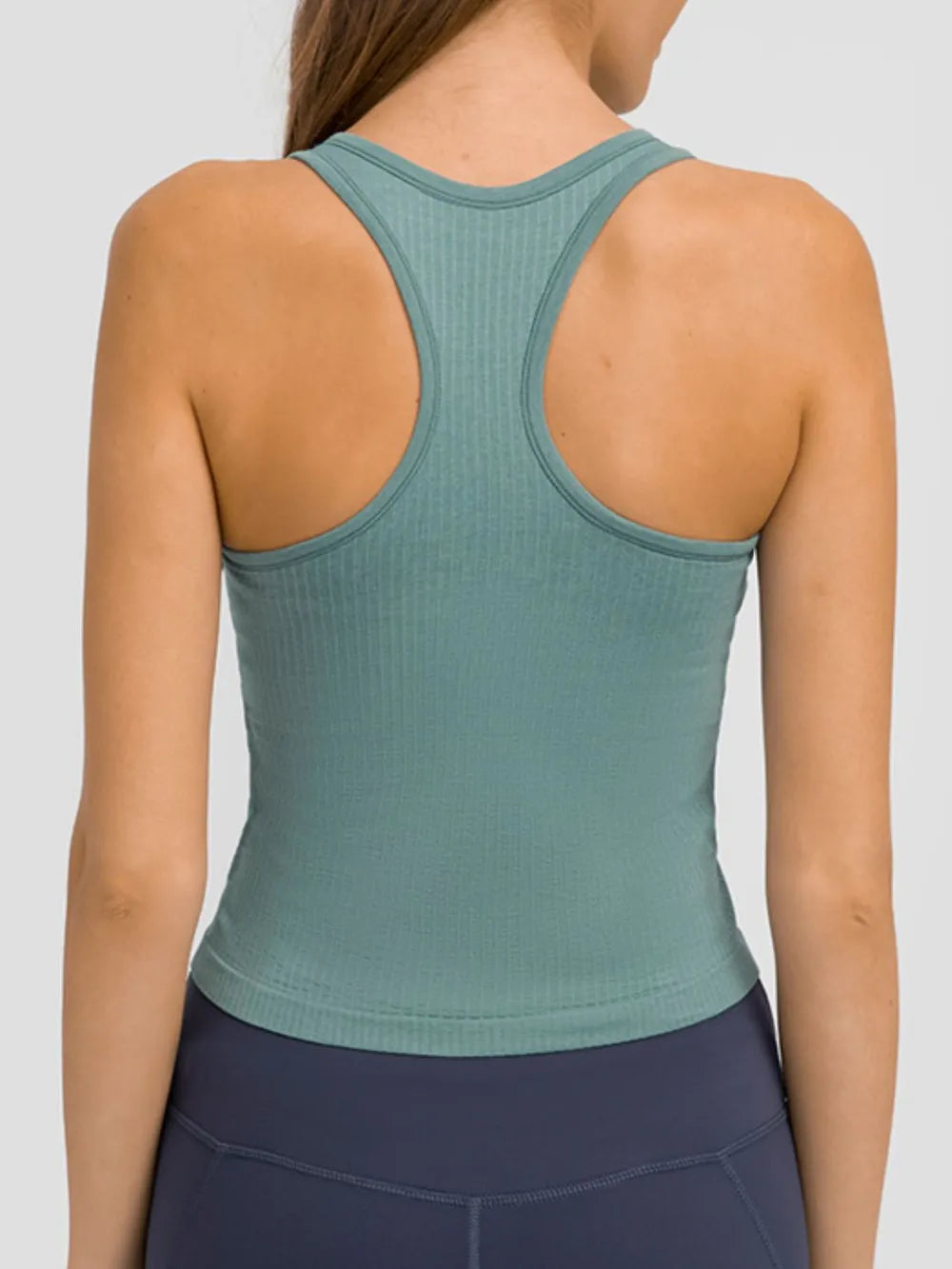 Millennia Round Neck Racerback Active Tank - cas7m