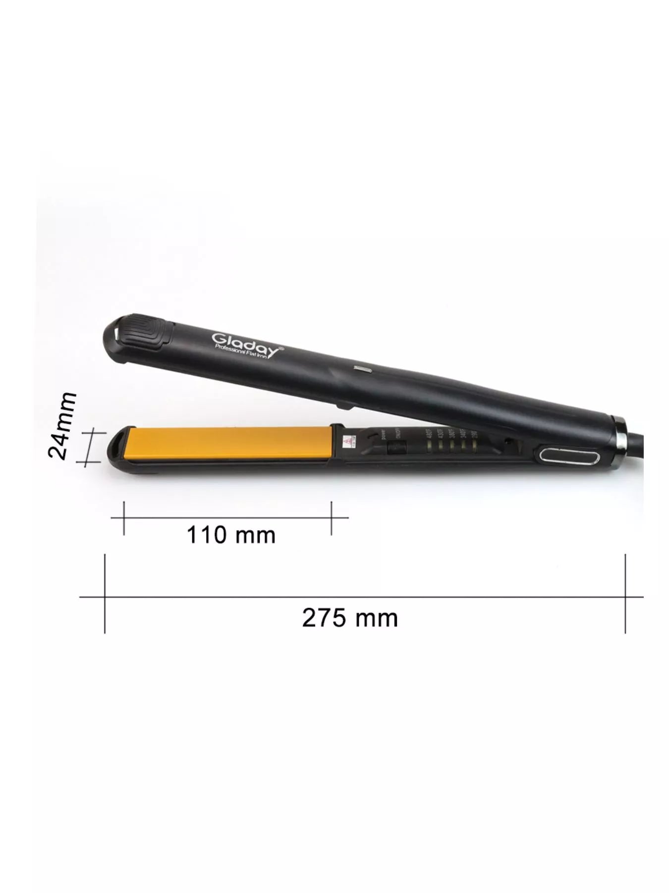 Salon-Quality Adjustable Temp Hair Straightener - cas7m