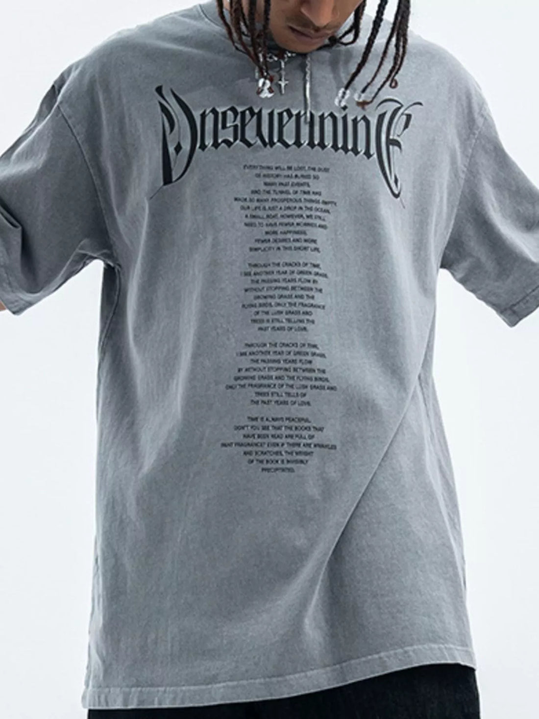 Men's Short Sleeve Oversized T-Shirt - cas7m