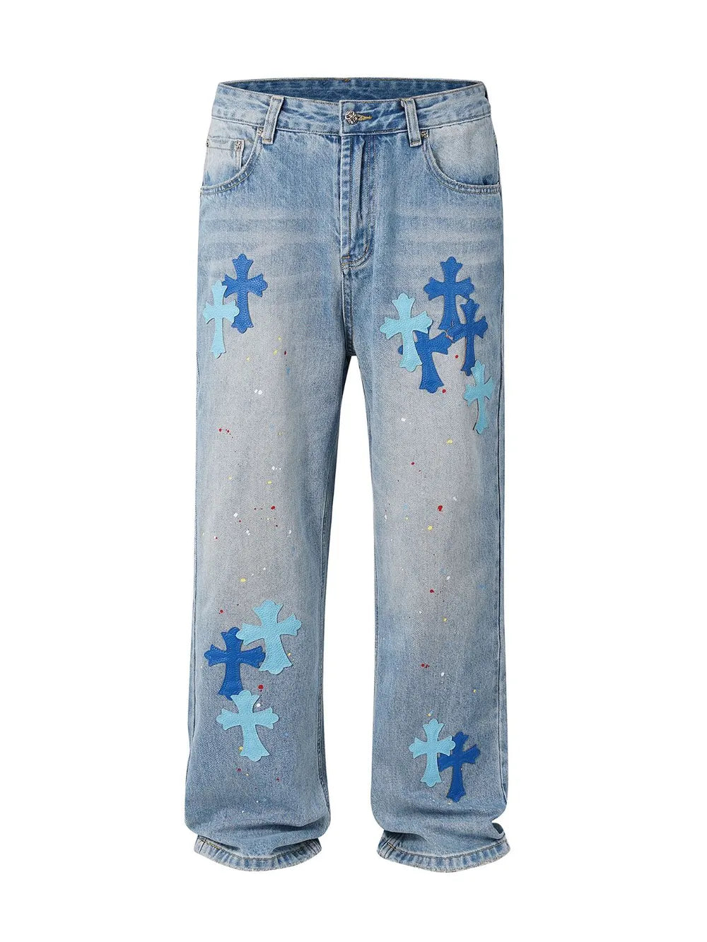 Men's Cross Wide Straight Jeans - cas7m