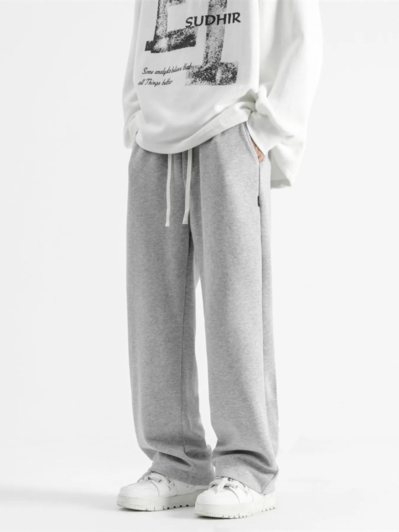 Men's Full Size Casual Loose Fit Sweatpants Plus Size - cas7m