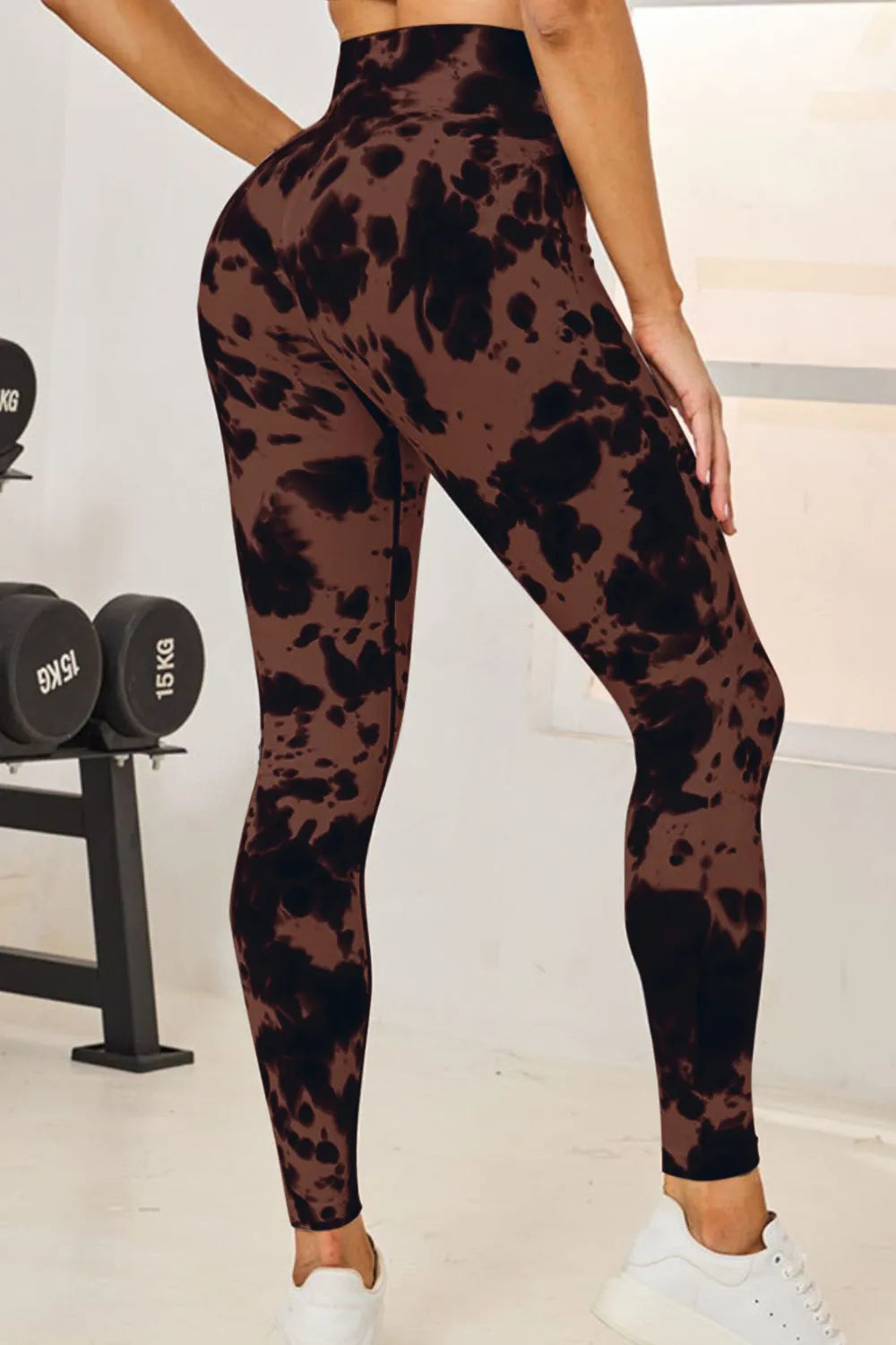 Basic Stretch Nylon-Spandex Leggings - Comfort Fit - cas7m