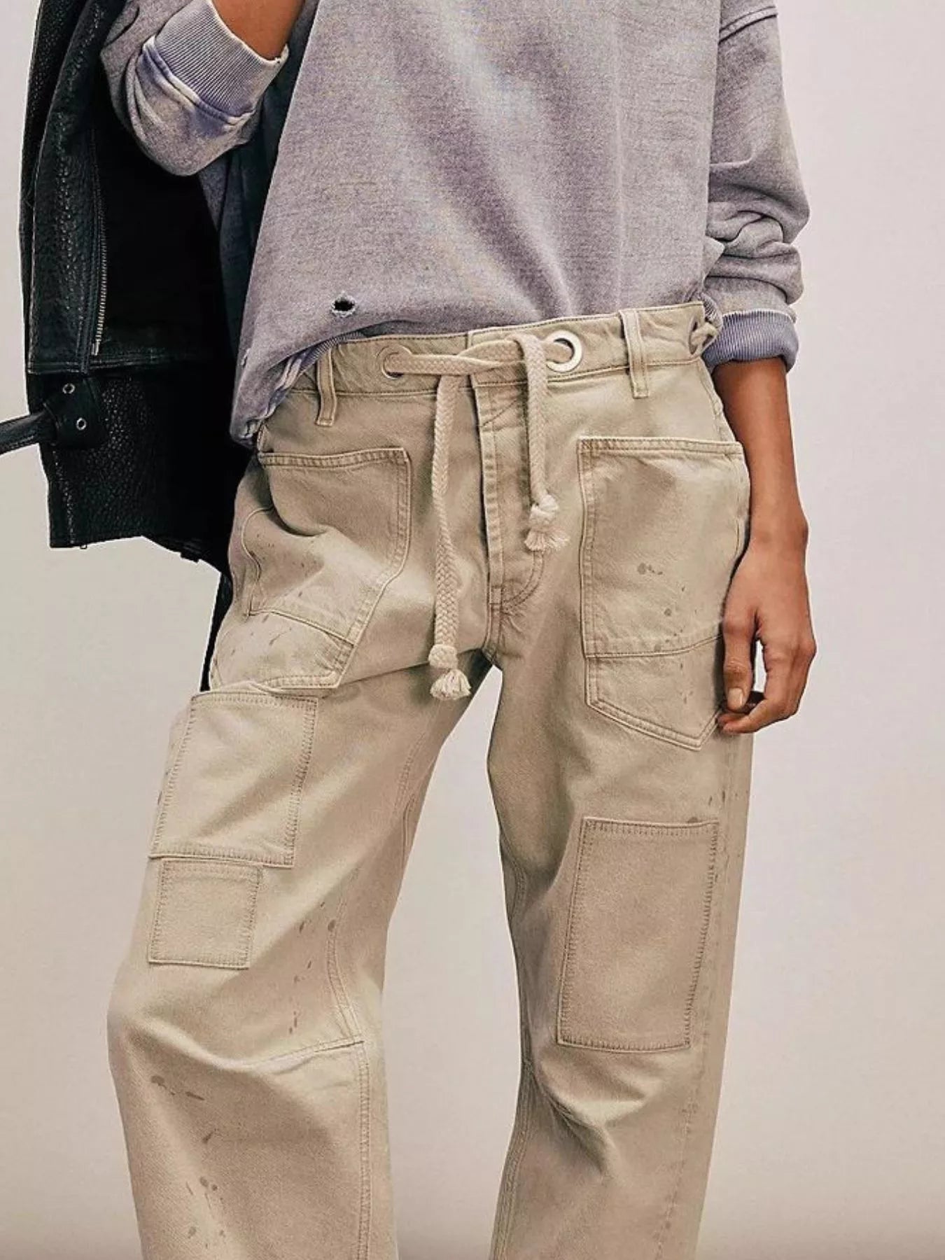 Washed Relaxed Fit Jeans - cas7m