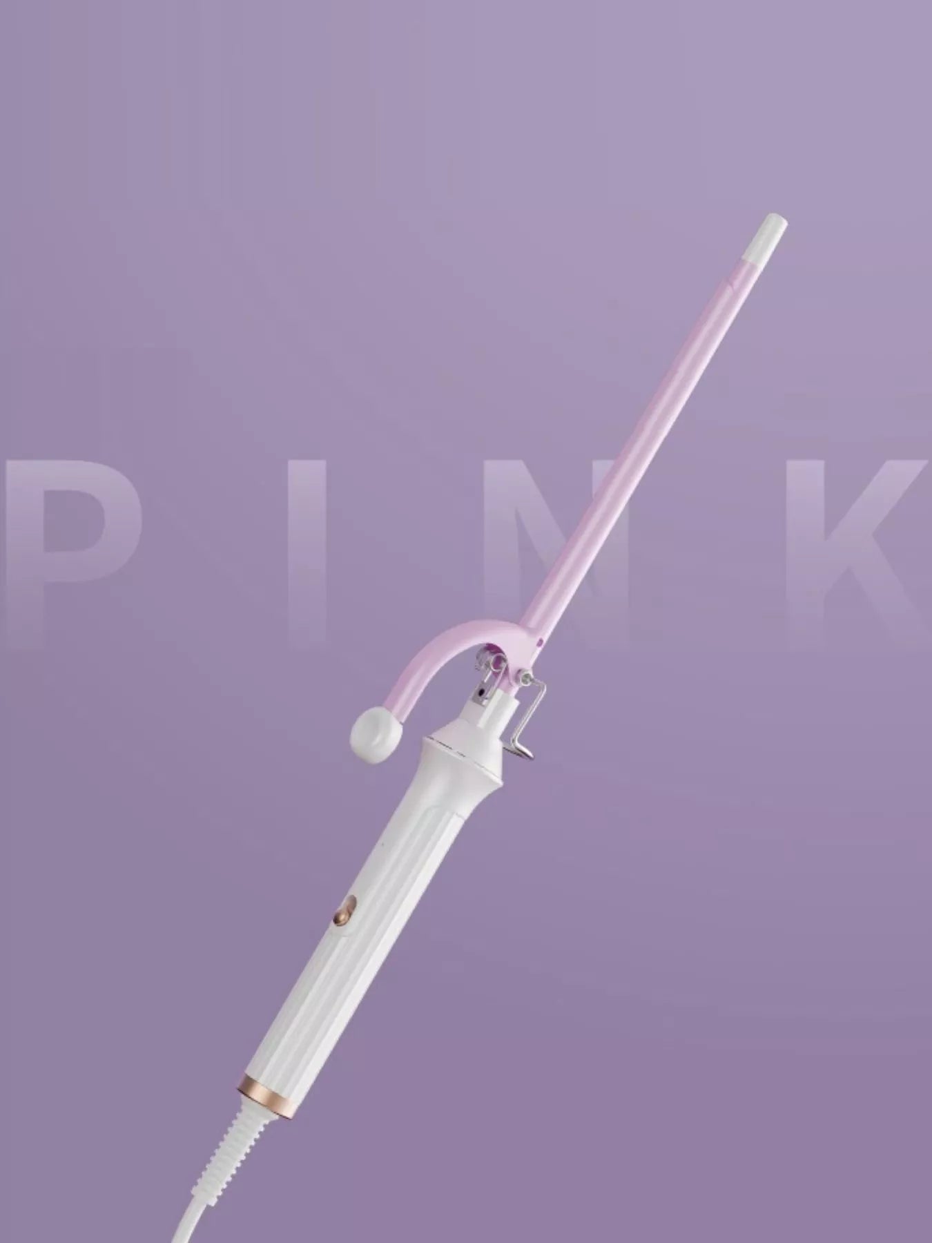 Fast Heat Ceramic Curling Iron - Salon-Quality Curls at Home - cas7m