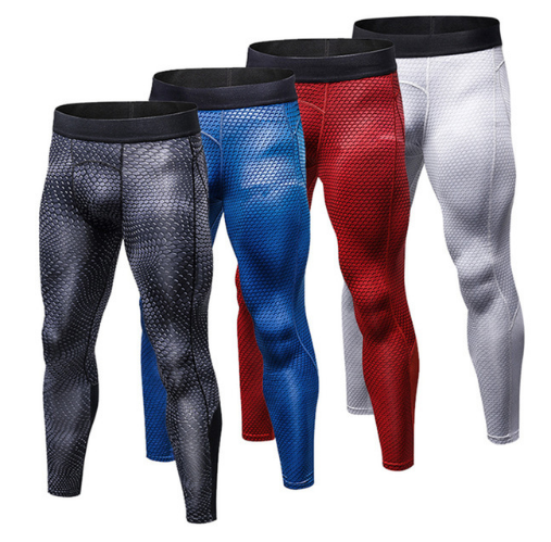 Men's 3D Printed Quick-Dry Fitness Running Pants - cas7m