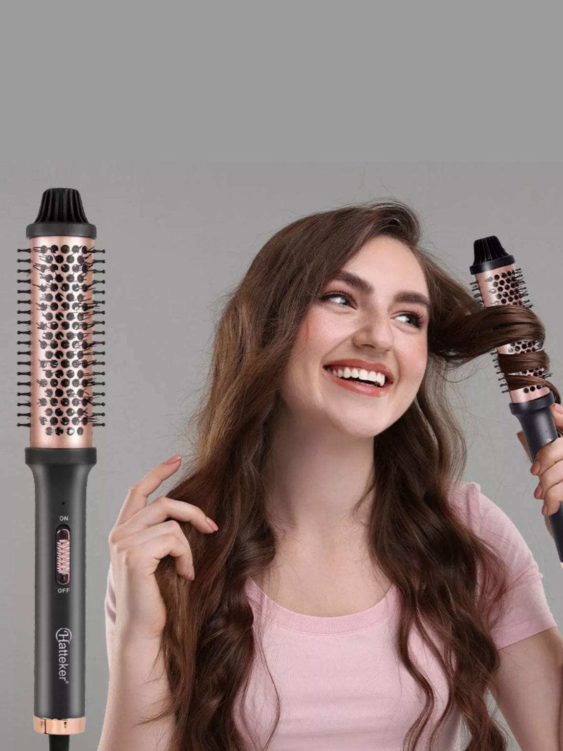 ProCurl 2-in-1 Temperature Adjustable Curling & Straightening Iron - cas7m