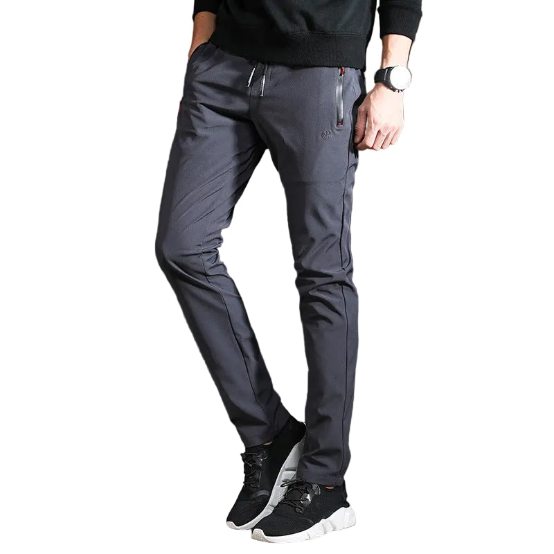 Trendy Slim Mens Pants Loose Cropped Sweatpants - cas7m