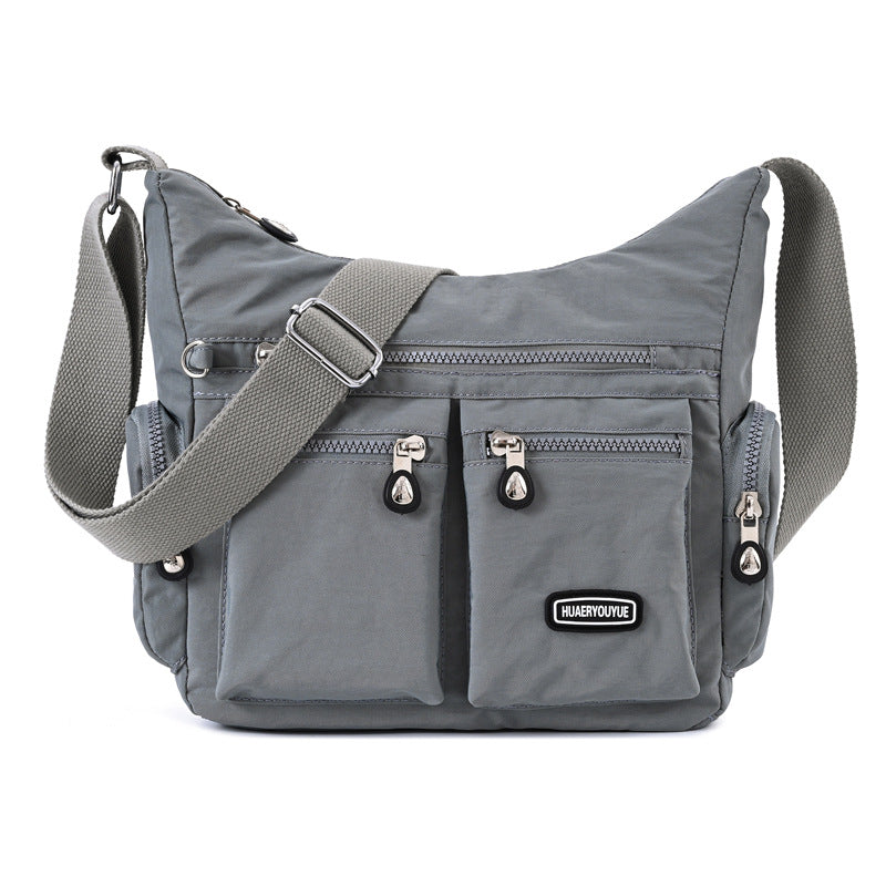 Retro European Nylon Messenger Bag - Stylish Colors & Versatile Use - cas7m
