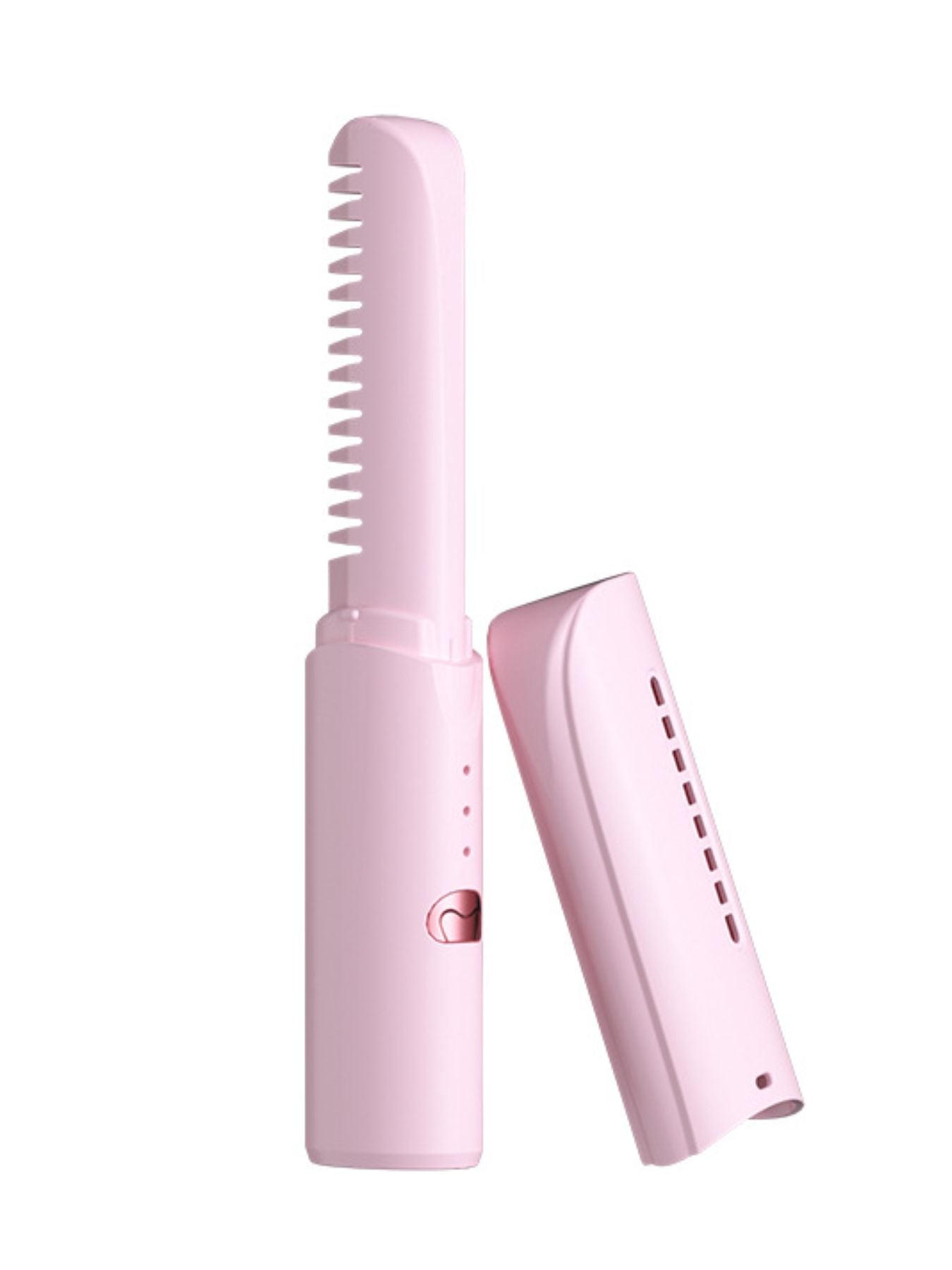 Portable Heated Straightening Comb: Quick, Sleek, Frizz-Free Hair - cas7m