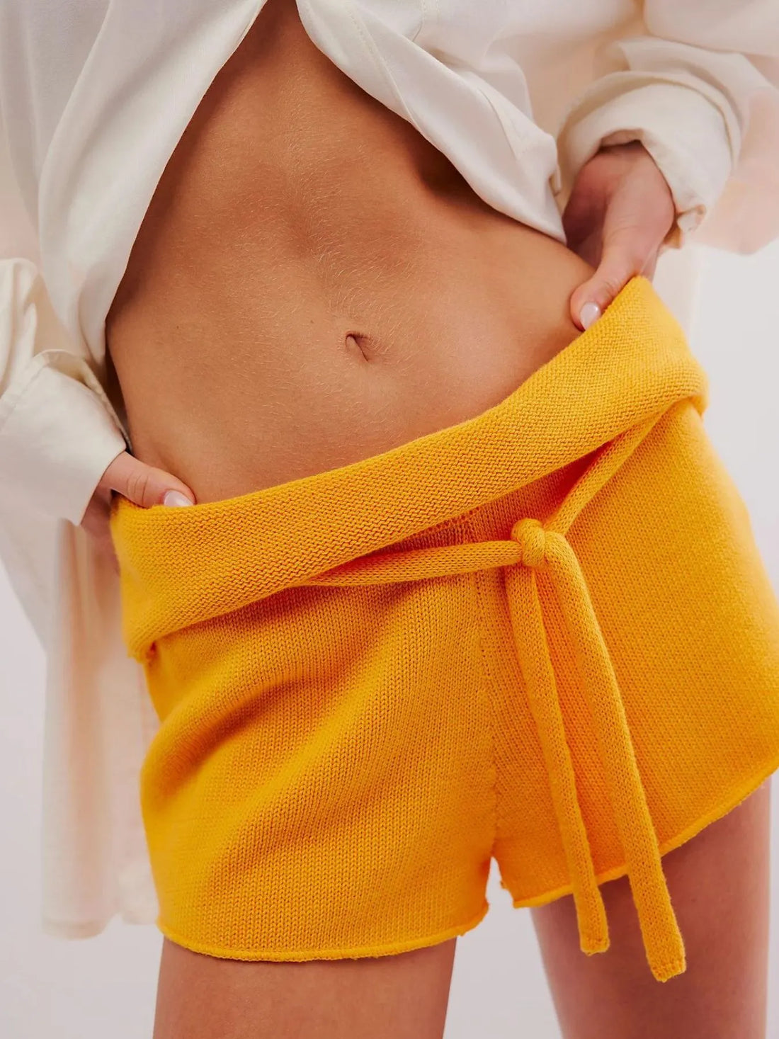 Tied Casual Shorts - cas7m