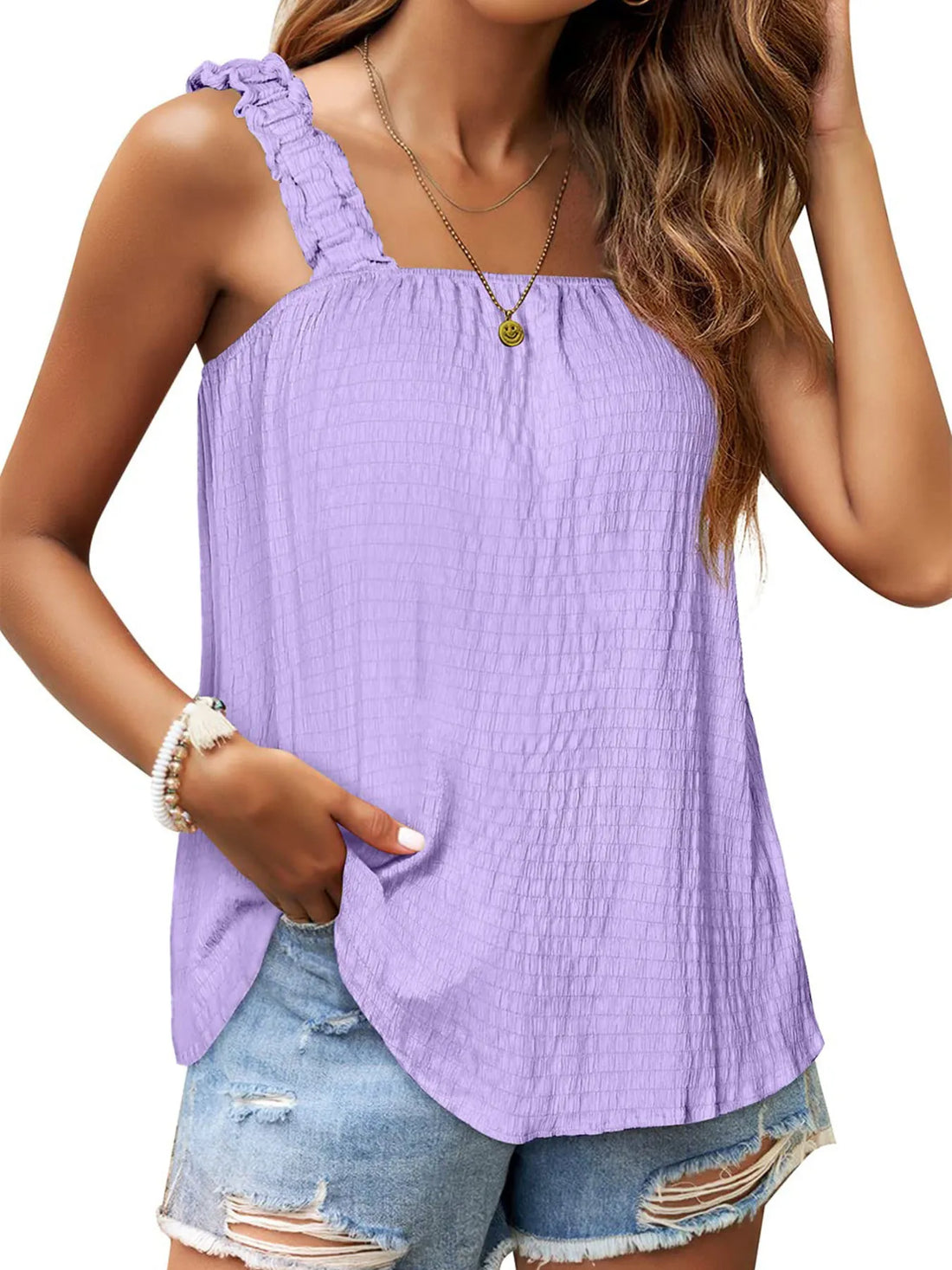 Square Neck Tank Top - cas7m
