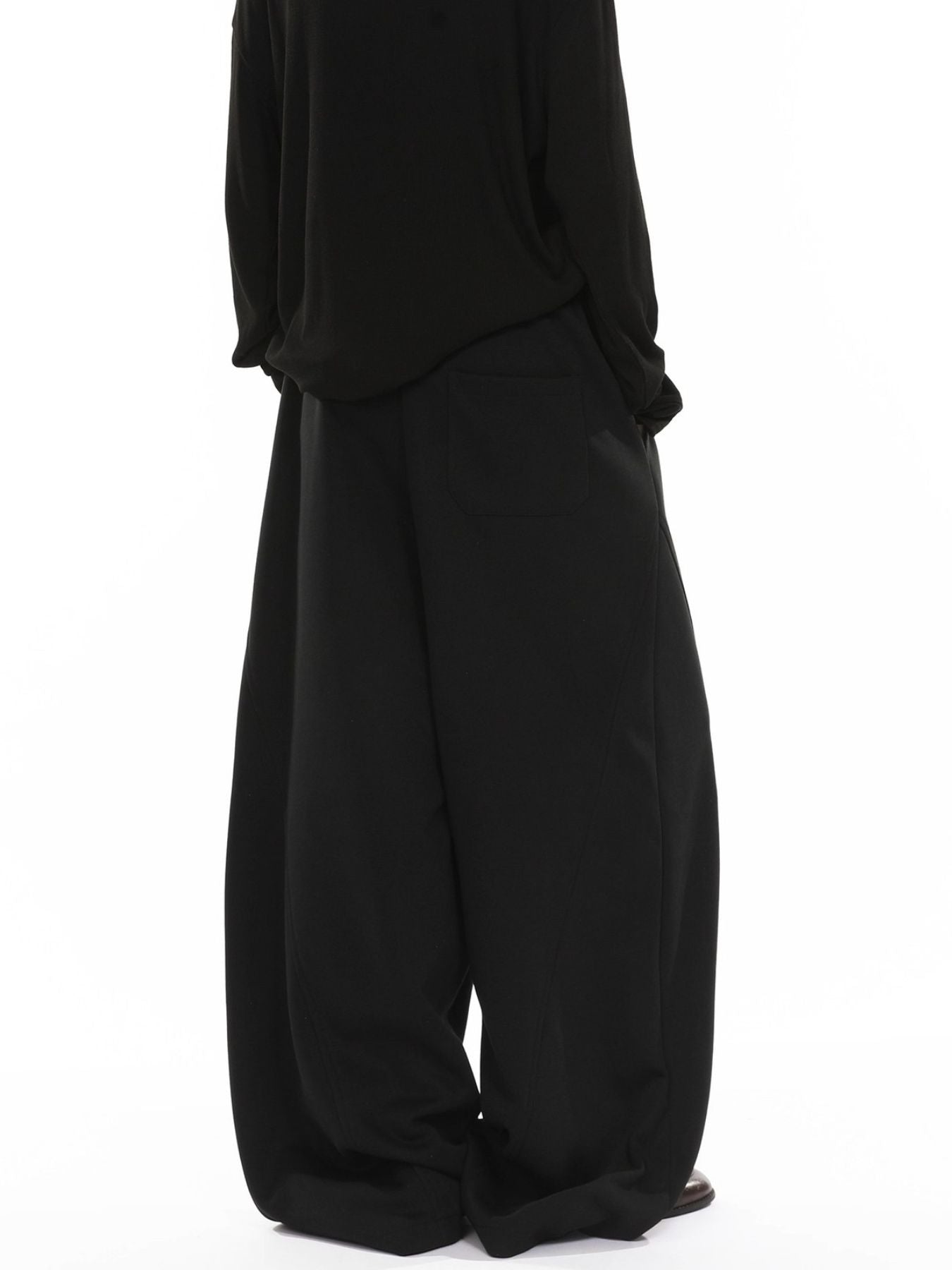 Men's Wide Leg Drawstring Pants - cas7m