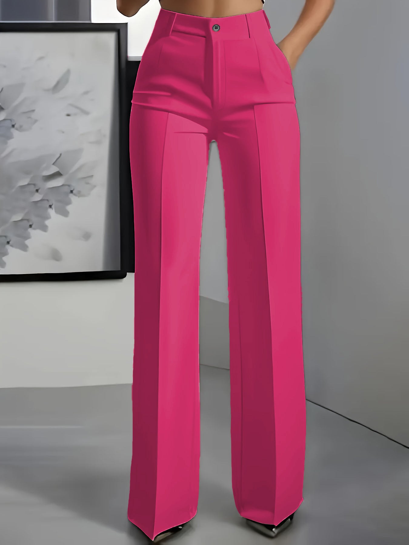 Versatile Men's Polyester Pants - Comfort & Style in Every Size - cas7m