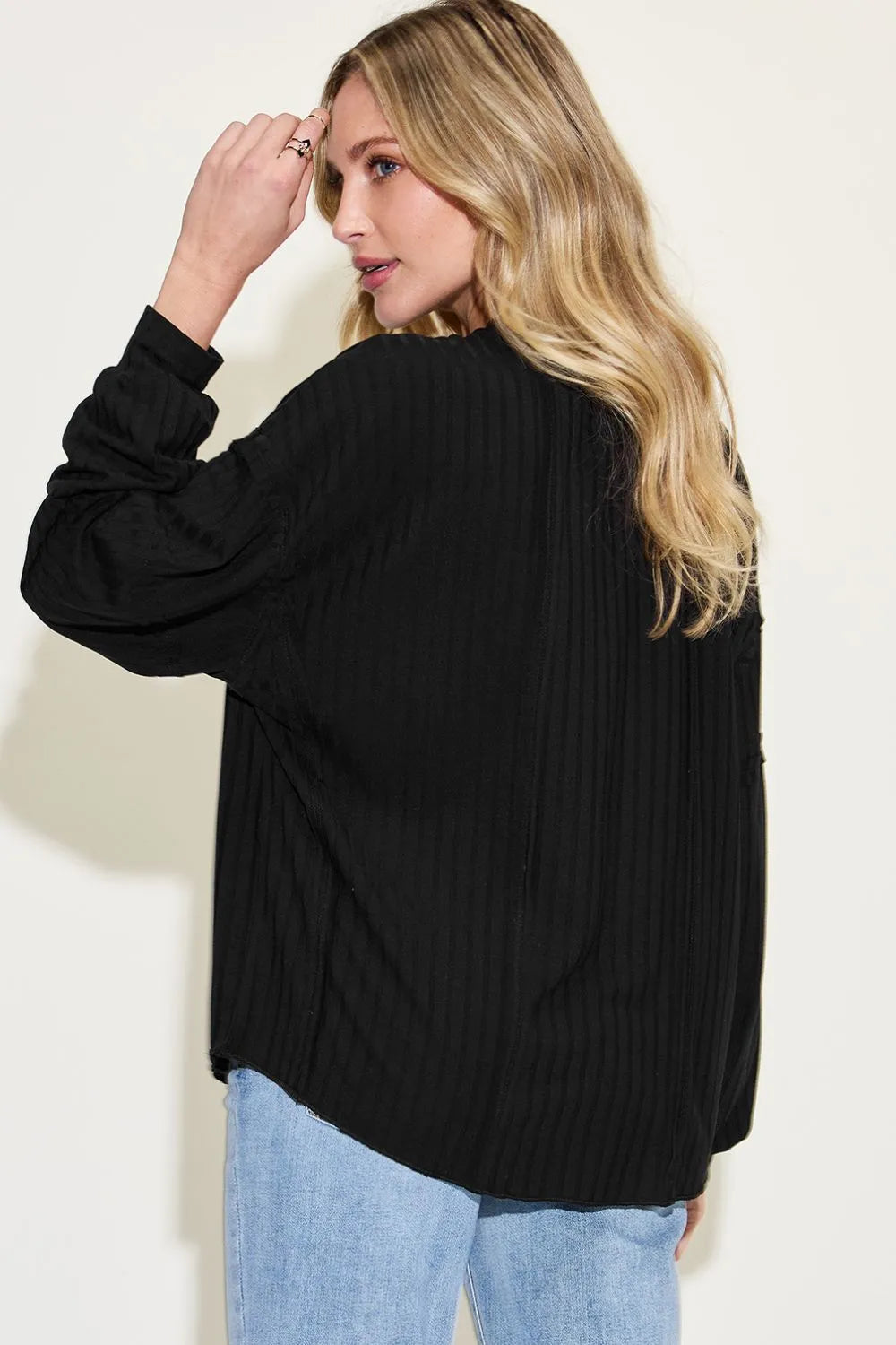 Basic Bae Full Size Ribbed Round Neck Long Sleeve T-Shirt - cas7m