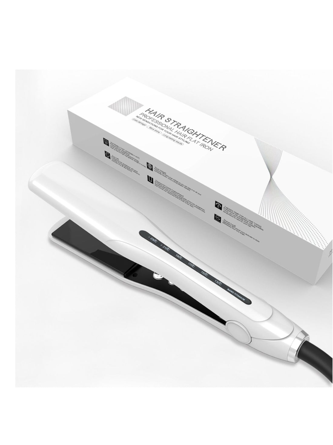 QuickHeat Pro Hair Straightener for Flawless Styles Anywhere - cas7m