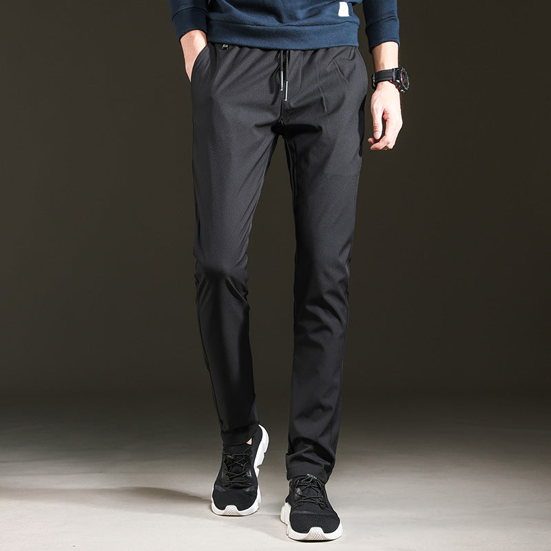 Trendy Slim Mens Pants Loose Cropped Sweatpants - cas7m