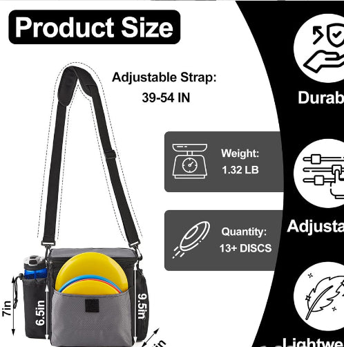 Golf Training Shoulder Bag Portable Waterproof Storage Bag - cas7m