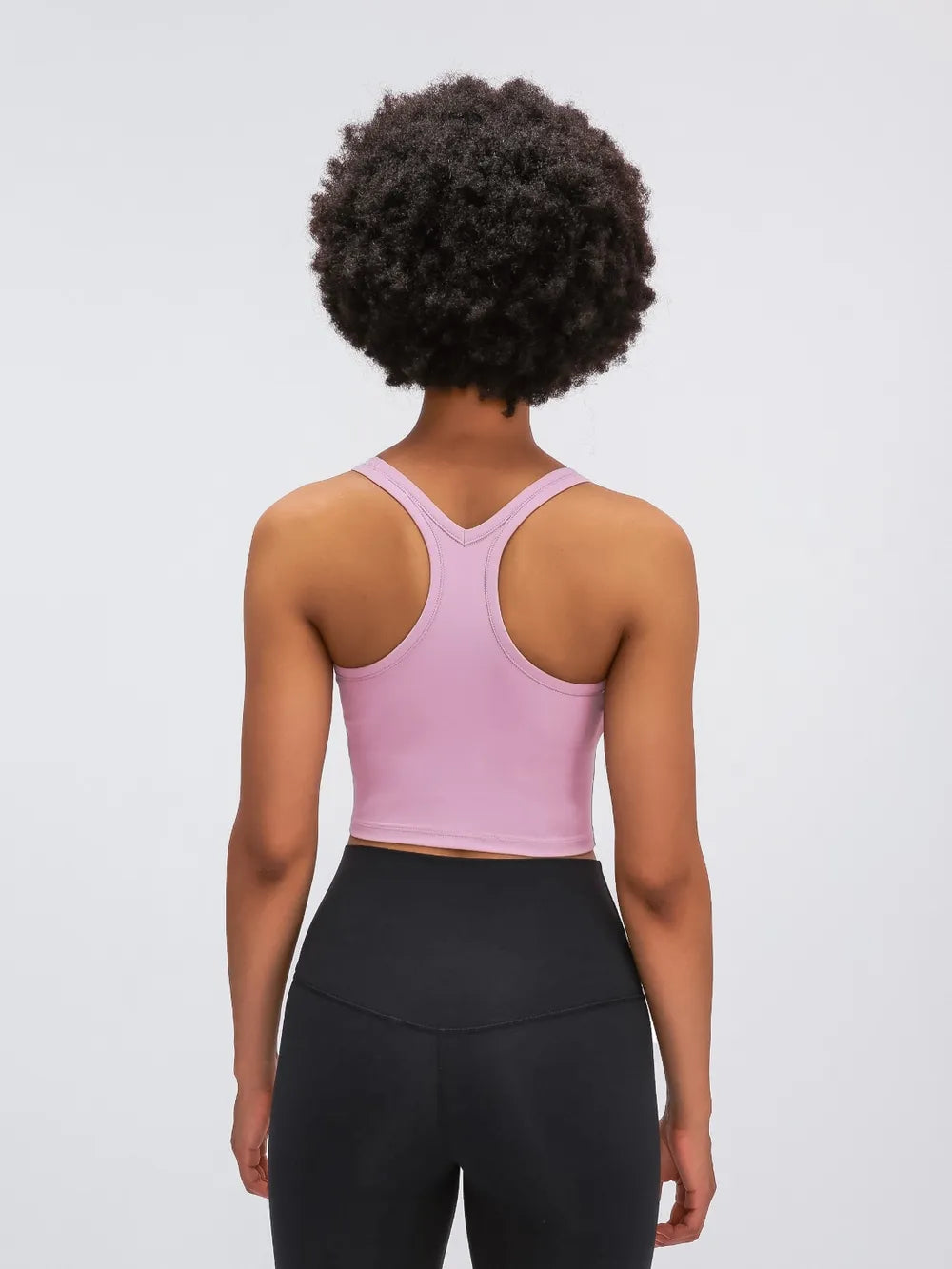 Millennia Scoop Neck Active Tank with Detachable Chest Pads - cas7m