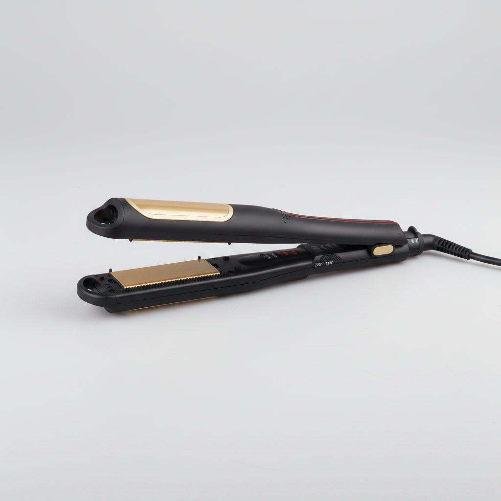 DualStyle Pro 2-in-1 Curling & Straightening Hair Tool, Constant Heat - cas7m