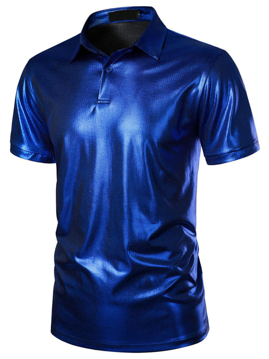 Men's Collared Neck Short Sleeve Polo - cas7m