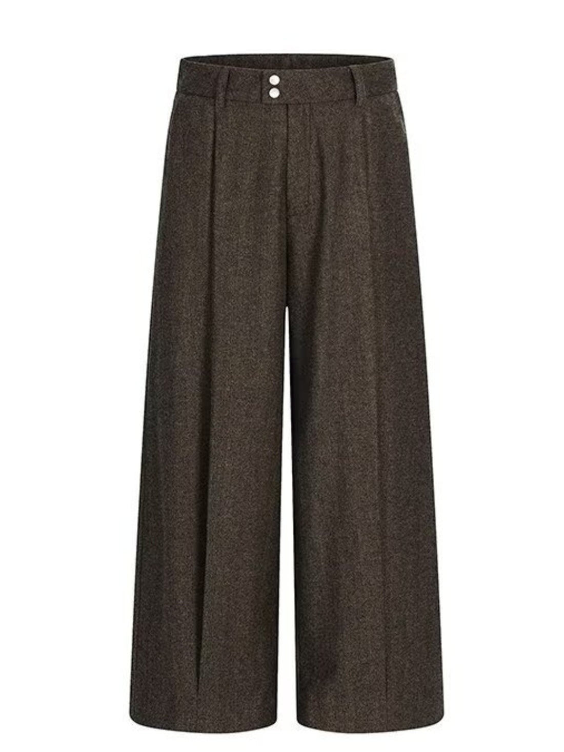 Men's Plus Size Wide Leg Pants with Pockets - cas7m