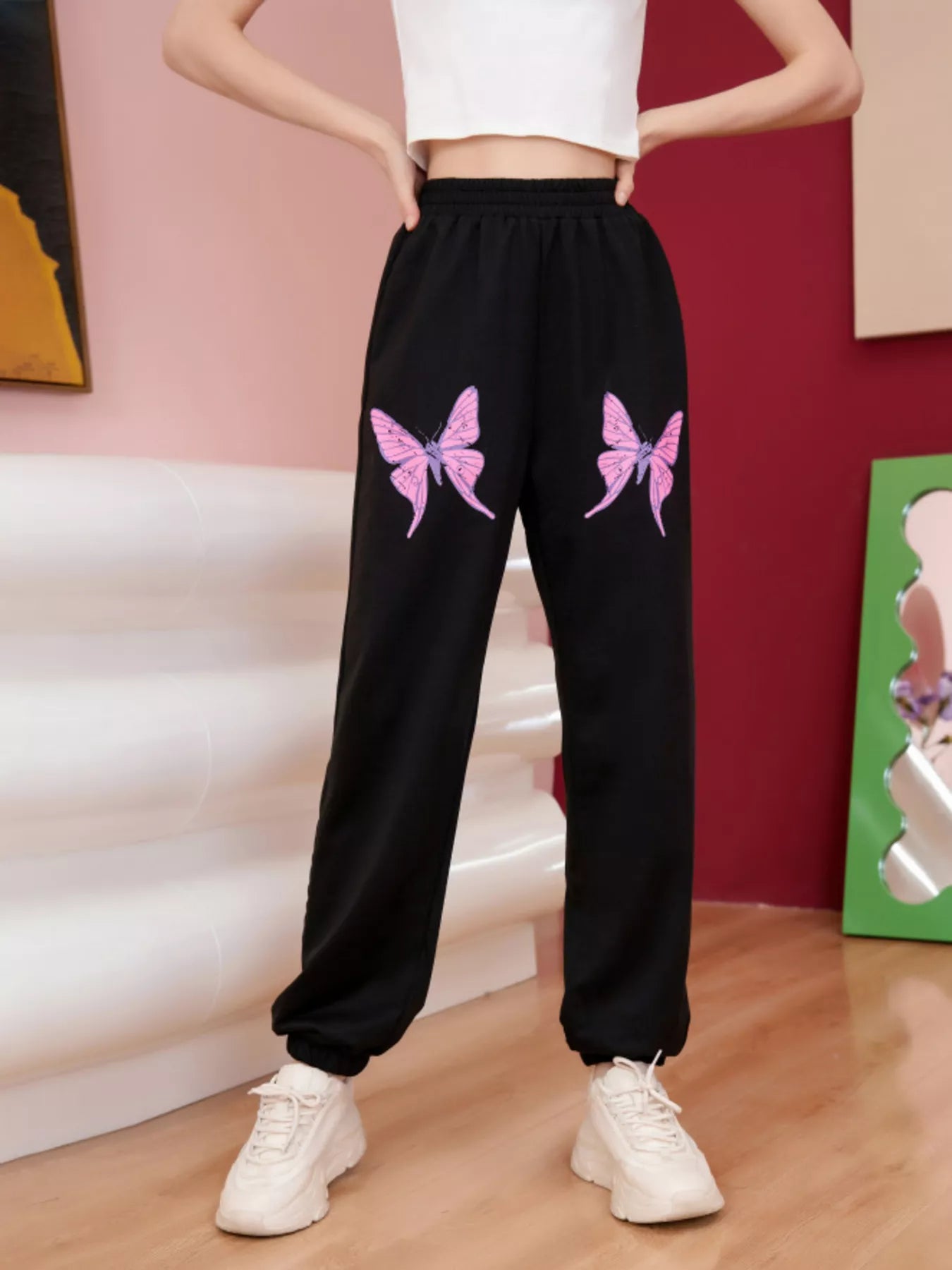 Butterfly Casual Sweatpants - cas7m