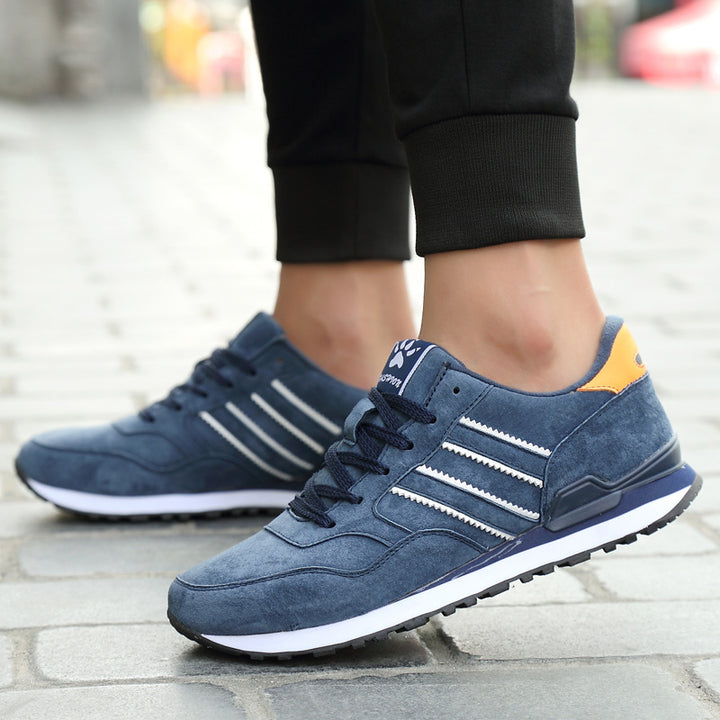 Leather sneakers men casual shoes students - cas7m