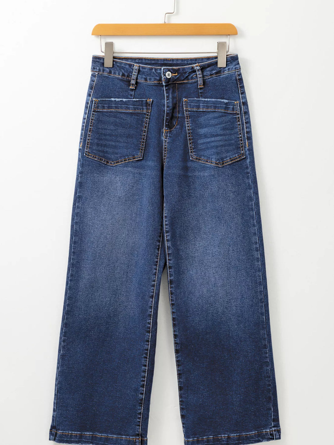 Patch Pocket Shift Jeans - cas7m