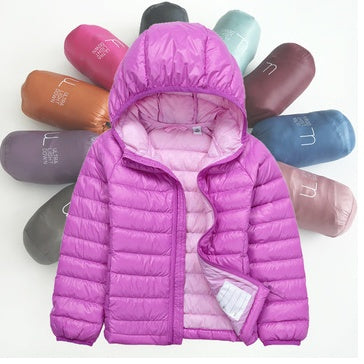 Children's lightweight down jacket - cas7m