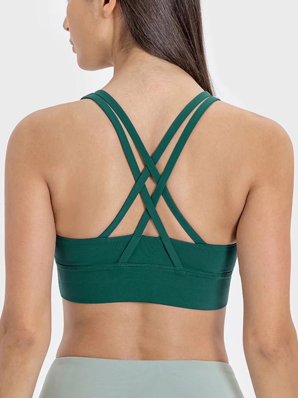 Millennia Crisscross Scoop Neck Active Tank - cas7m