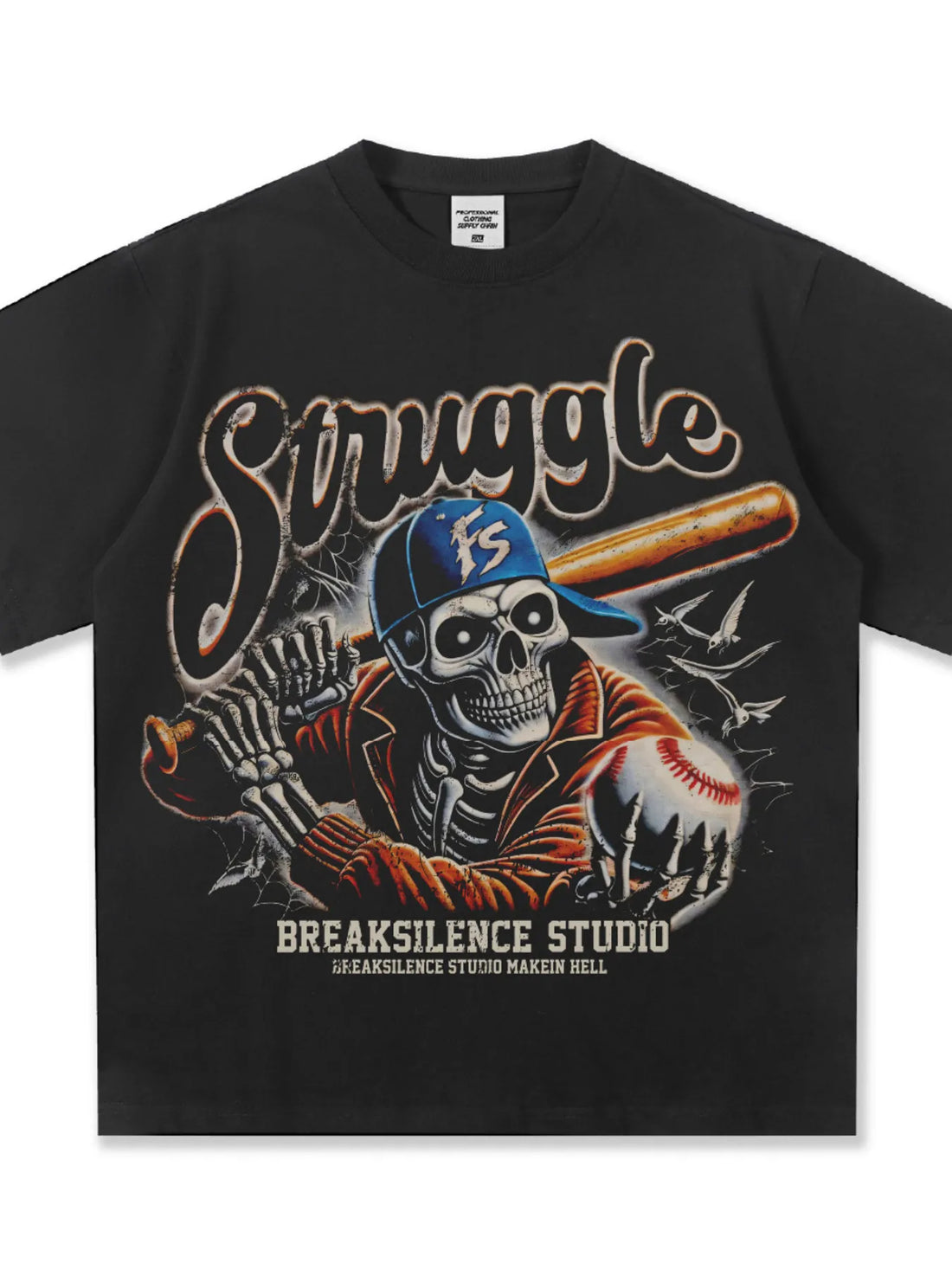 Men's Graphic Round Neck Short Sleeve T-Shirt - cas7m