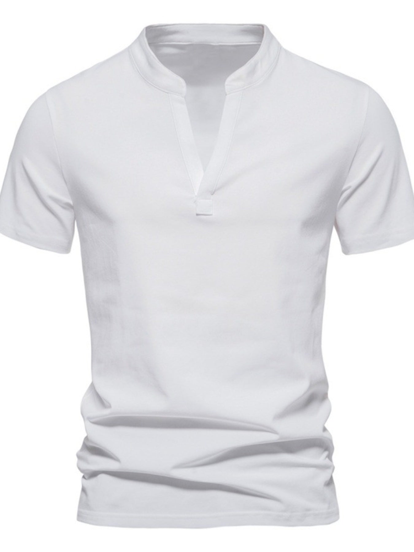 Men's Plus Size Casual Short Sleeve Slim Fit T-Shirt - cas7m
