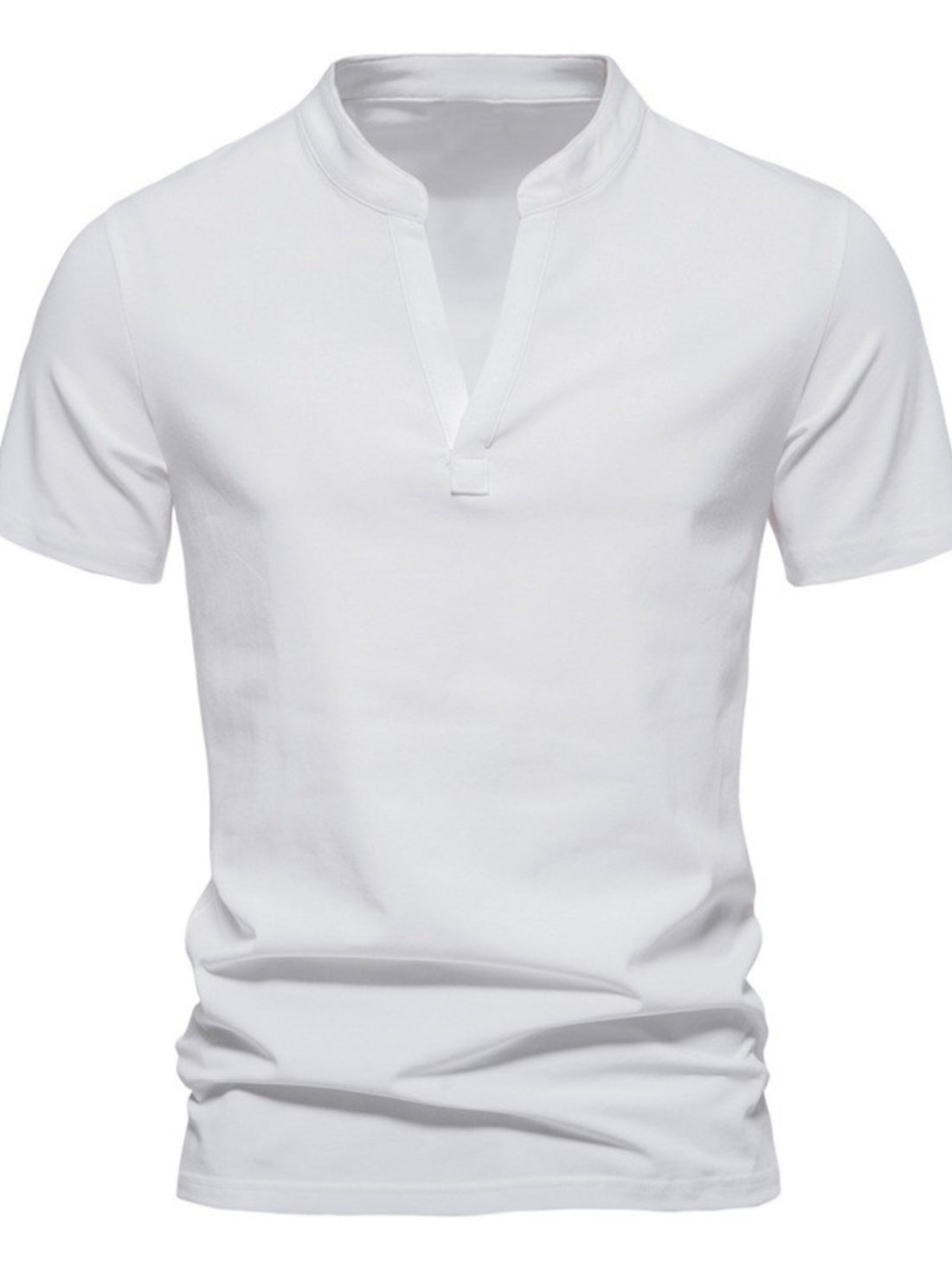 Men's Plus Size Casual Short Sleeve Slim Fit T-Shirt - cas7m